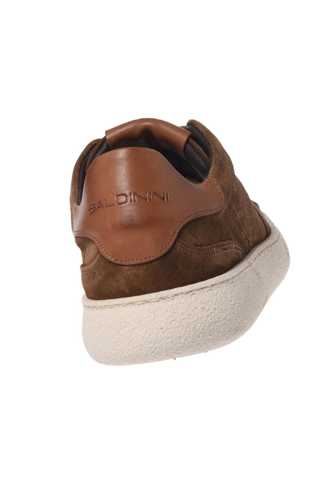 Baldinini-Brown suede leather trainers-Sneaker-Black-Deal-Outlet-by-ARCHIVIST