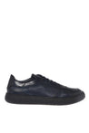 Baldinini-Blue délavé leather derbies-Flache Schuhe-Black-Deal-Outlet-by-ARCHIVIST