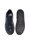 Baldinini-Blue délavé leather derbies-Flache Schuhe-Black-Deal-Outlet-by-ARCHIVIST