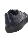 Baldinini-Blue délavé leather derbies-Flache Schuhe-Black-Deal-Outlet-by-ARCHIVIST