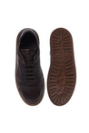 Baldinini-Washed-out dark brown leather trainers-Sneaker-Black-Deal-Outlet-by-ARCHIVIST