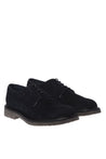 Baldinini-Blue suede leather lace-ups-Flache Schuhe-Black-Deal-Outlet-by-ARCHIVIST