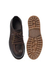 Baldinini-Dark brown nubuck lace-ups-Flache Schuhe-Black-Deal-Outlet-by-ARCHIVIST