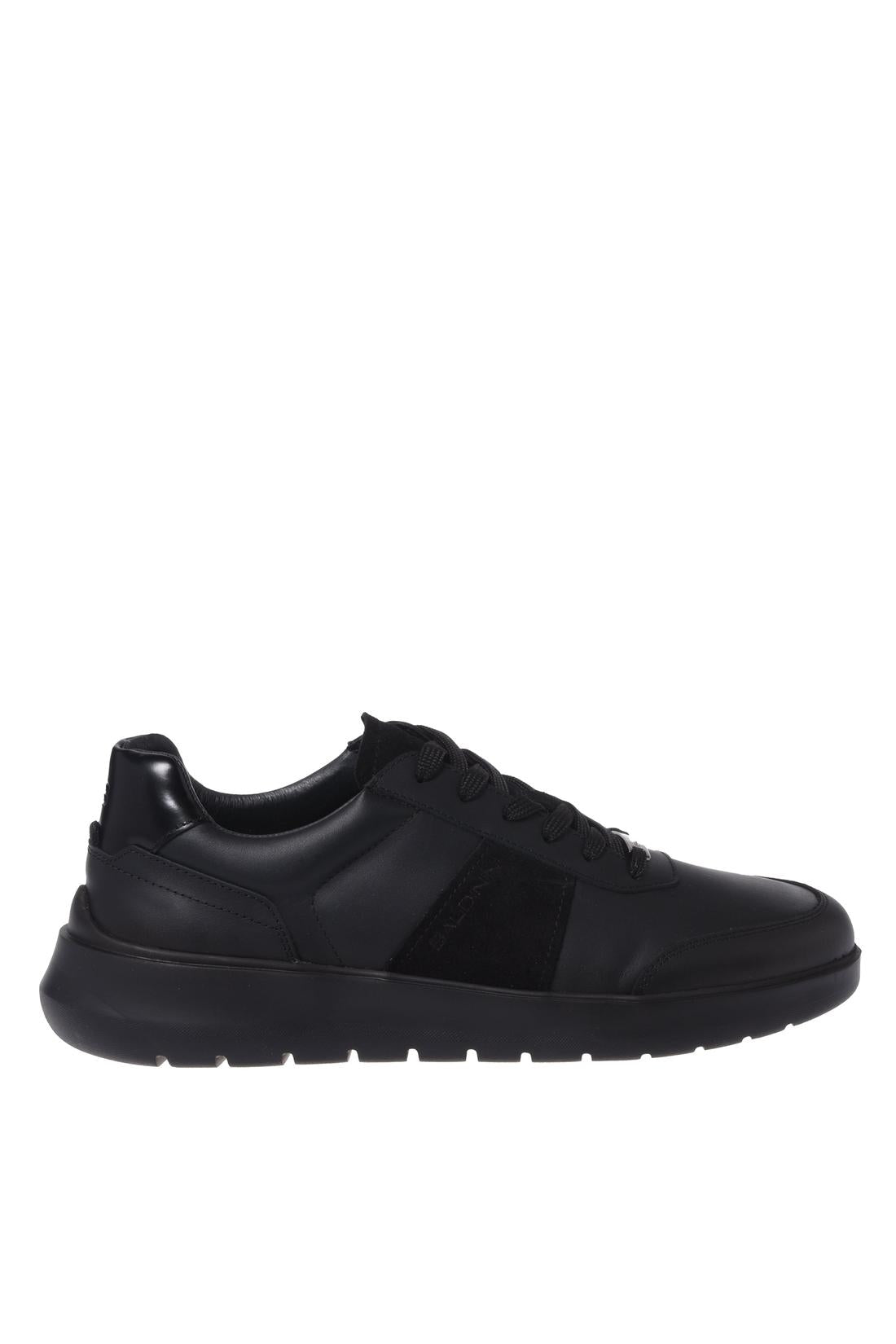 Baldinini-Black leather trainers-Sneaker-Black-Deal-Outlet-by-ARCHIVIST