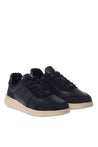Baldinini-Blue leather trainers-Sneaker-Black-Deal-Outlet-by-ARCHIVIST