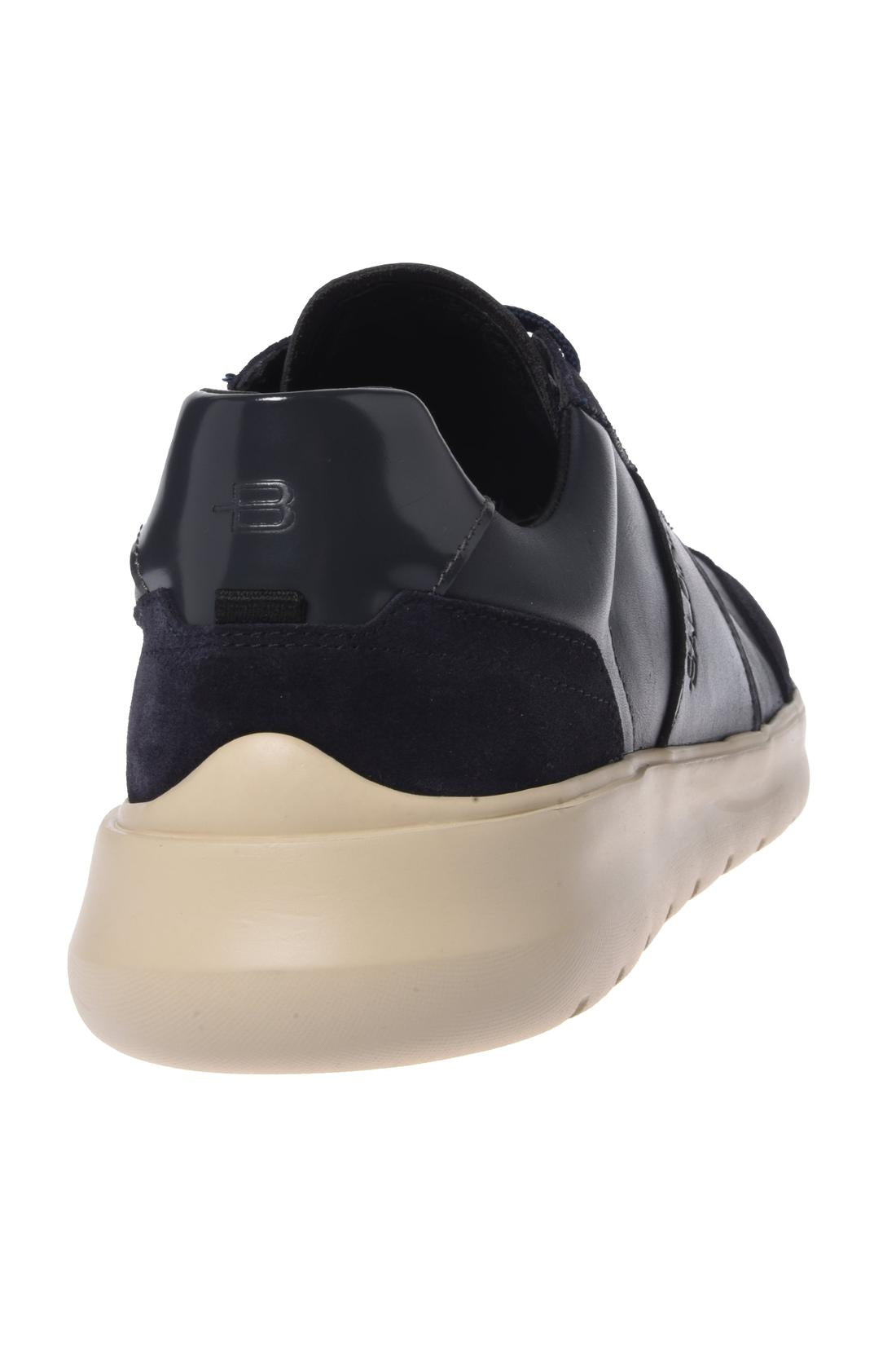 Baldinini-Blue leather trainers-Sneaker-Black-Deal-Outlet-by-ARCHIVIST