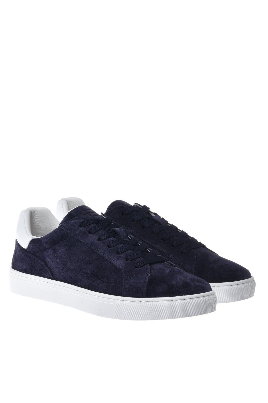 Sneaker in suede blue-Sneaker-Baldinini-OUTLET-ARCHIVIST-ARCHIVE-SALE