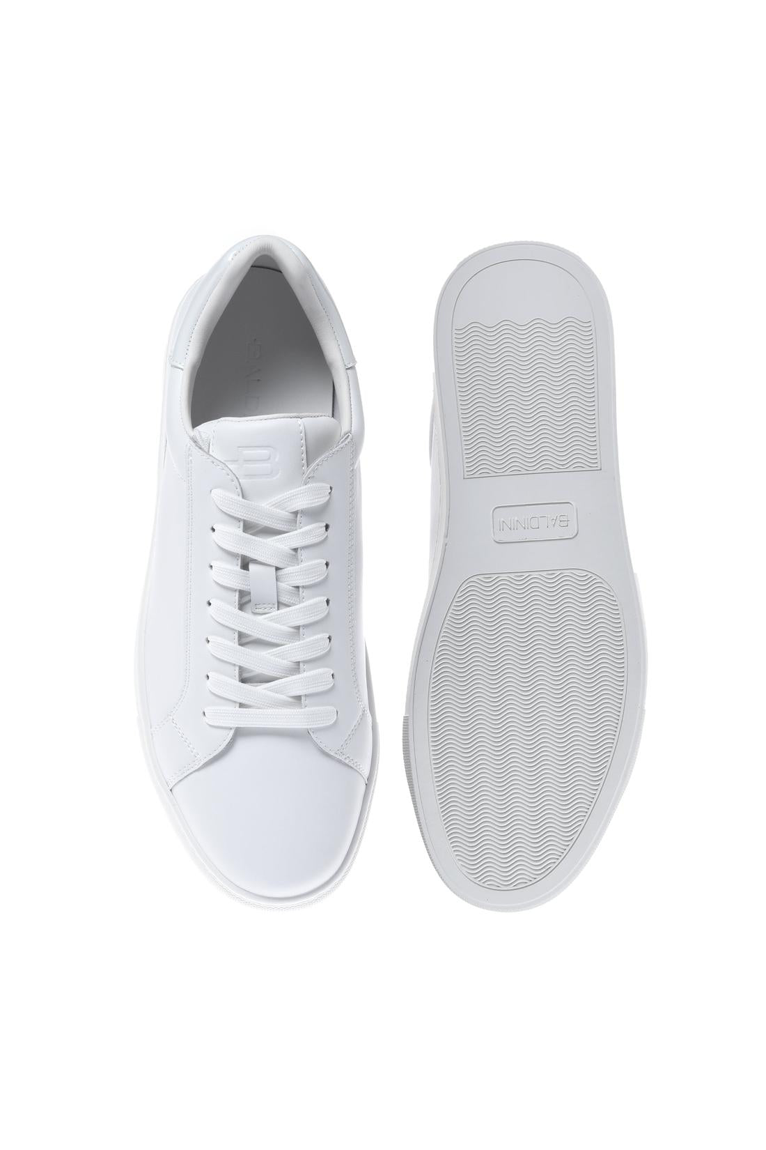 Sneaker in leather white-Sneaker-Baldinini-OUTLET-ARCHIVIST-ARCHIVE-SALE