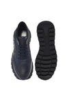Baldinini-Blue leather and tumbled leather sneakers-Sneaker-Black-Deal-Outlet-by-ARCHIVIST