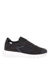 Baldinini-Dark grey suede leather and wool fabric sneakers﻿-Sneaker-Black-Deal-Outlet-by-ARCHIVIST