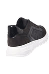 Baldinini-Dark grey suede leather and wool fabric sneakers﻿-Sneaker-Black-Deal-Outlet-by-ARCHIVIST