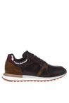 Baldinini-Dark brown leather trainers-Sneaker-Black-Deal-Outlet-by-ARCHIVIST