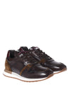 Baldinini-Dark brown leather trainers-Sneaker-Black-Deal-Outlet-by-ARCHIVIST