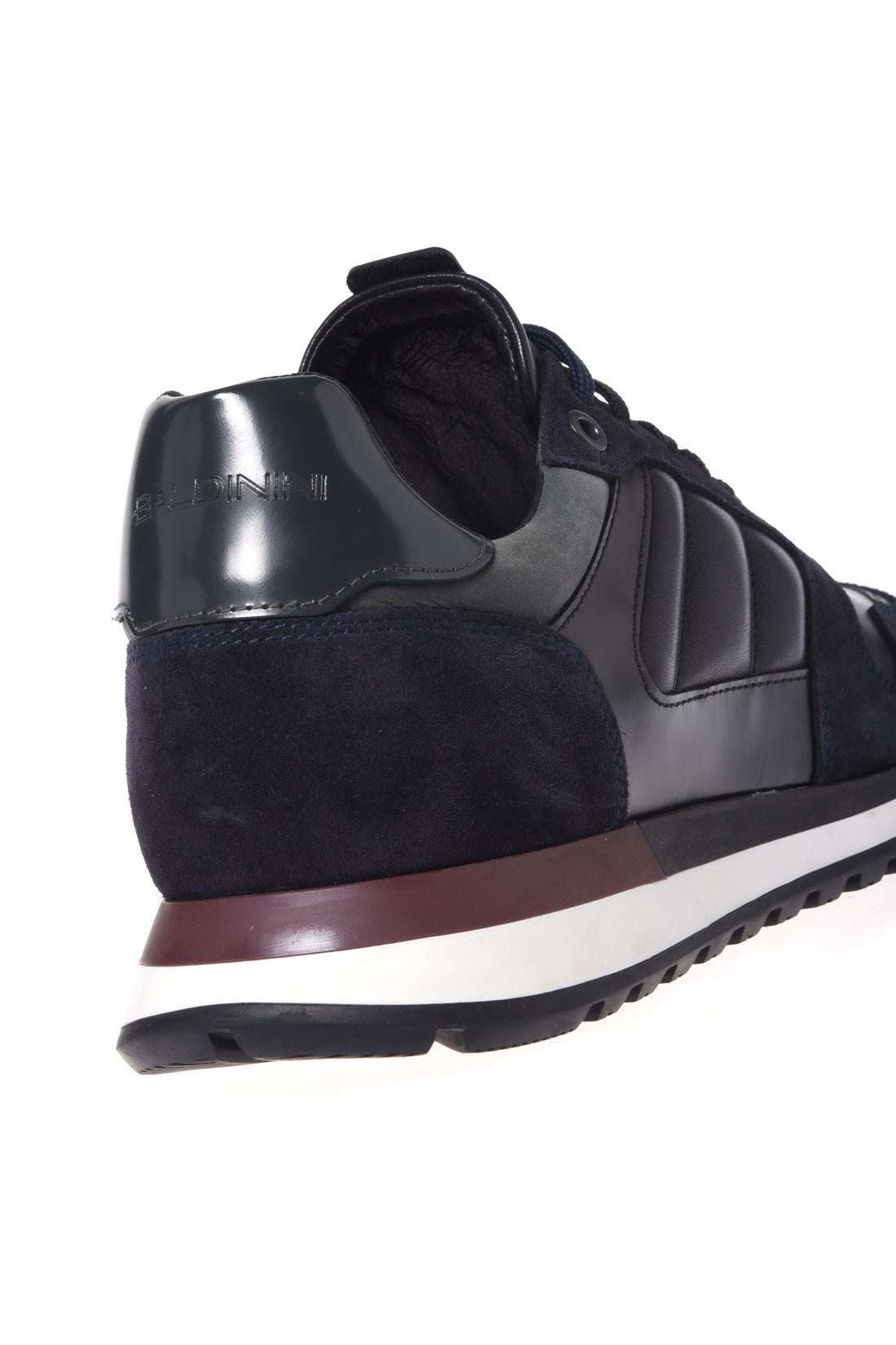 Baldinini-Sneaker in blue suede and leather-Sneaker-Black-Deal-Outlet-by-ARCHIVIST