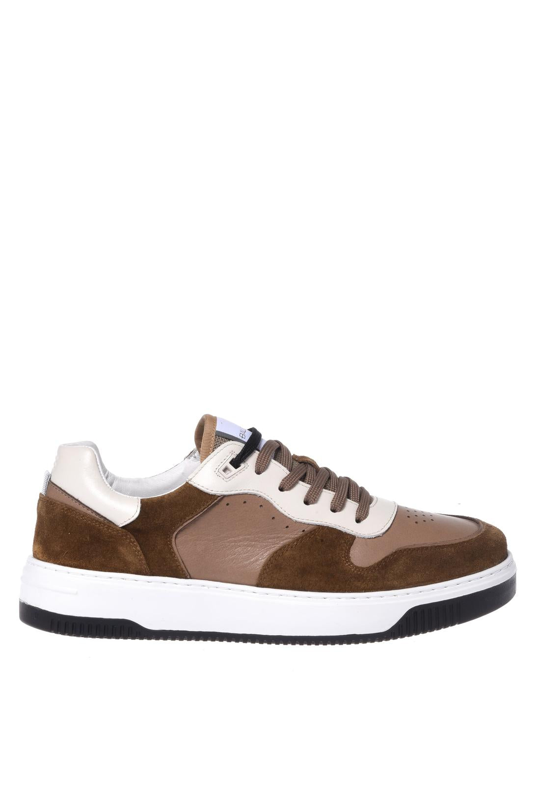 Baldinini-Sneaker in taupe suede and leather-Sneaker-Black-Deal-Outlet-by-ARCHIVIST