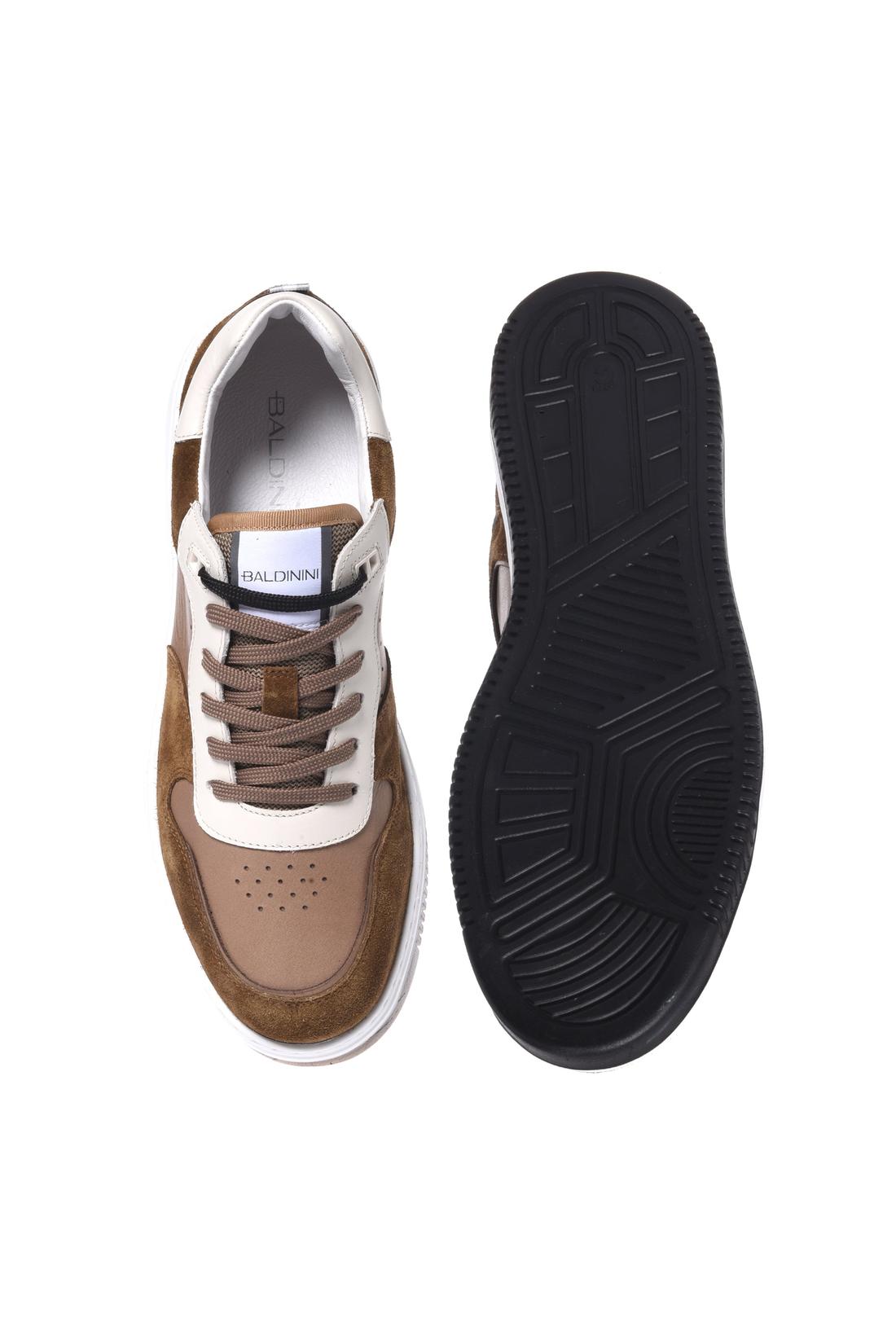 Baldinini-Sneaker in taupe suede and leather-Sneaker-Black-Deal-Outlet-by-ARCHIVIST