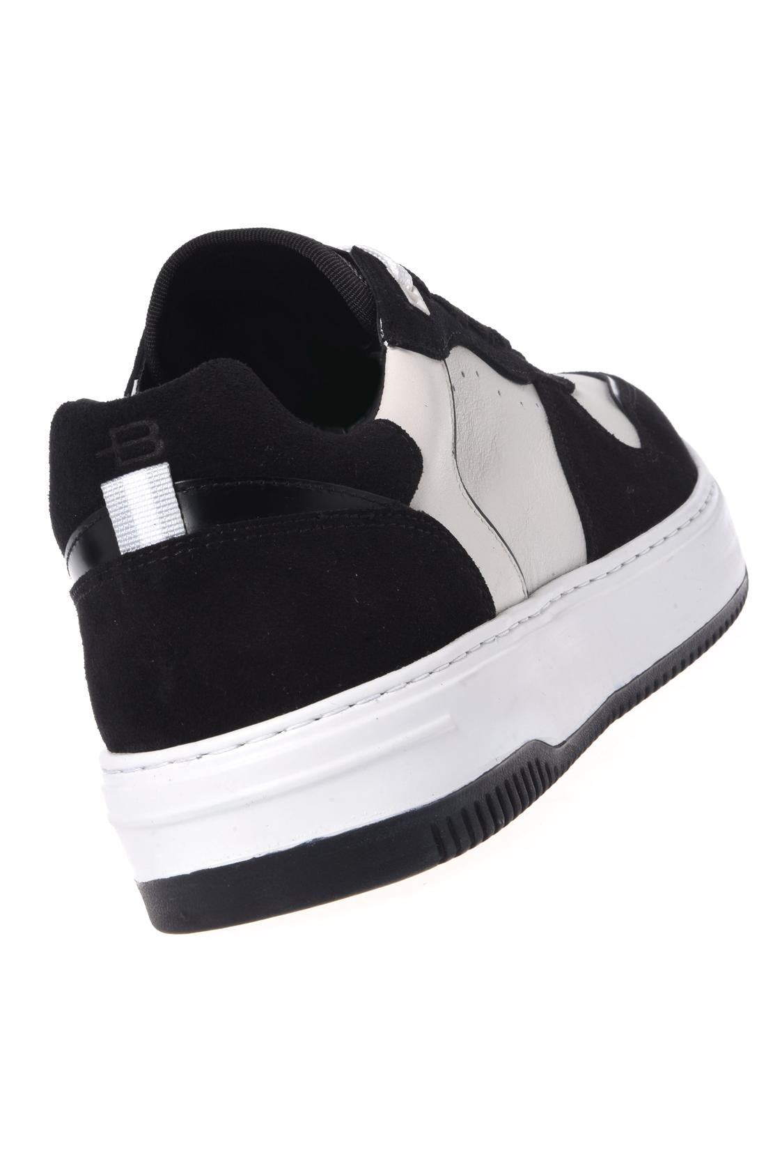 Baldinini-Sneaker in black suede and white leather-Sneaker-Black-Deal-Outlet-by-ARCHIVIST