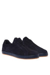 Baldinini-Blue suede leather trainers-Sneaker-Black-Deal-Outlet-by-ARCHIVIST