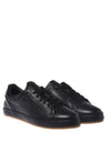 Baldinini-Trainers in black tumbled leather-Sneaker-Black-Deal-Outlet-by-ARCHIVIST