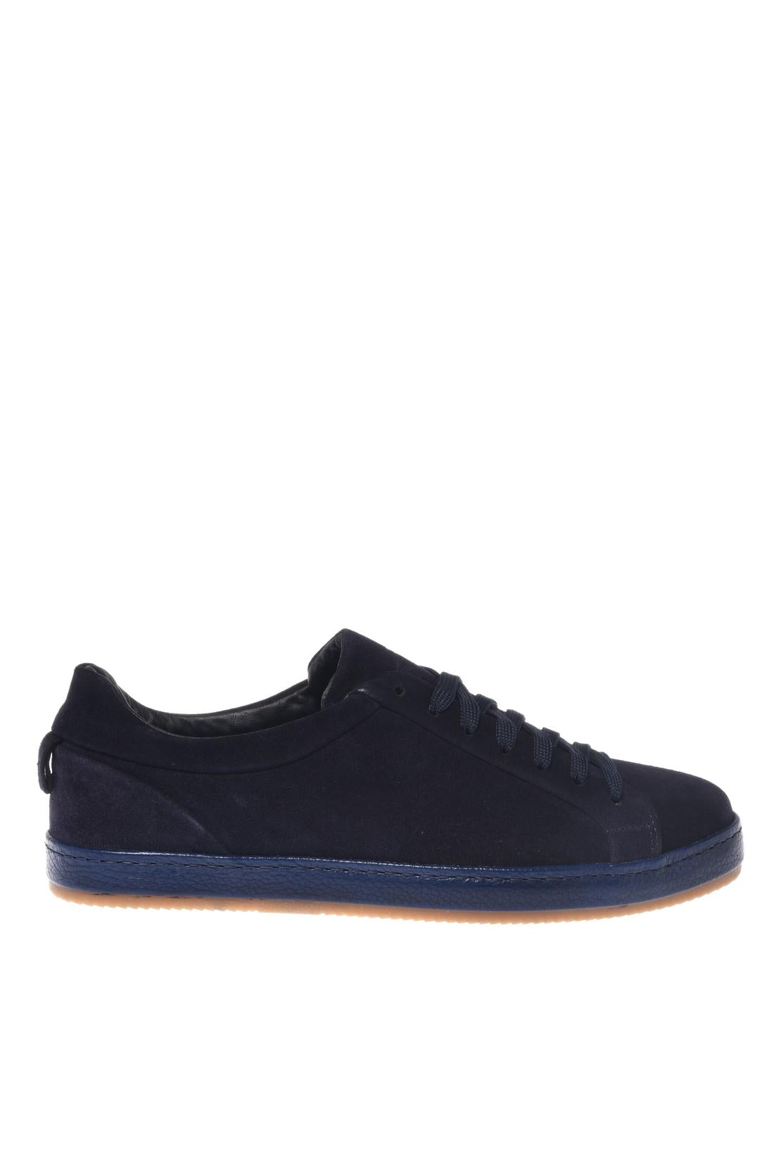 Baldinini-Blue suede leather trainers-Sneaker-Black-Deal-Outlet-by-ARCHIVIST