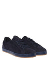 Baldinini-Blue suede leather trainers-Sneaker-Black-Deal-Outlet-by-ARCHIVIST