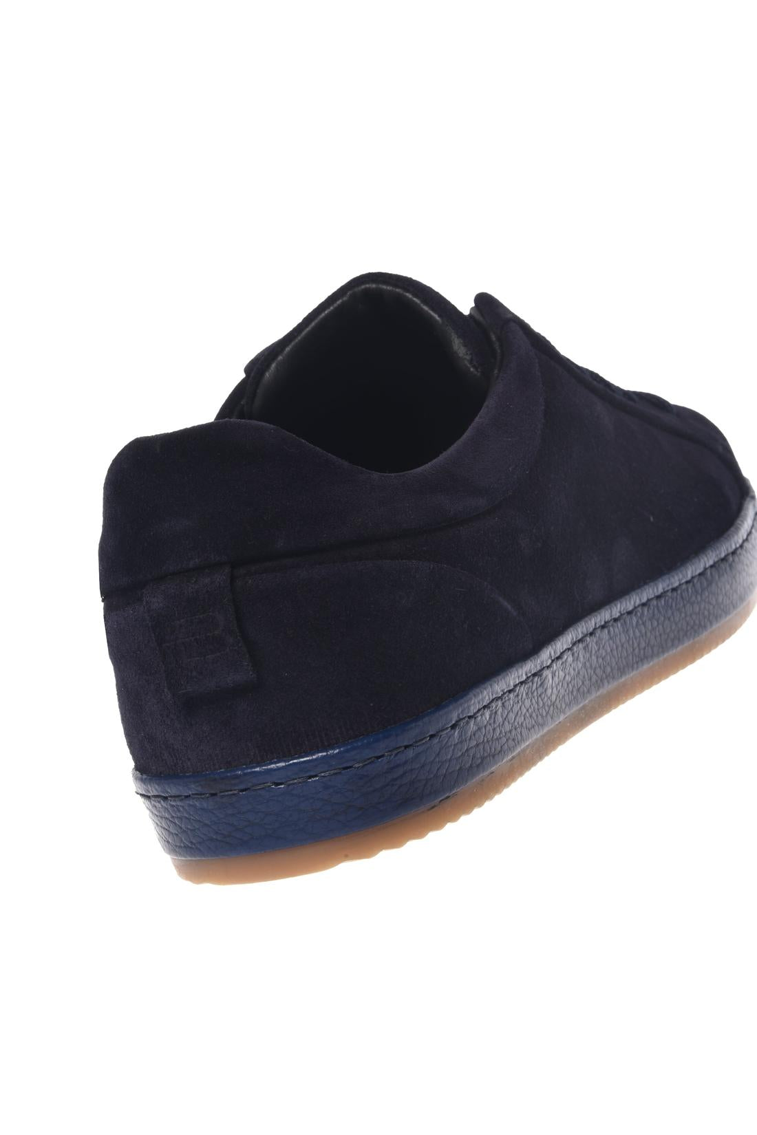 Baldinini-Blue suede leather trainers-Sneaker-Black-Deal-Outlet-by-ARCHIVIST