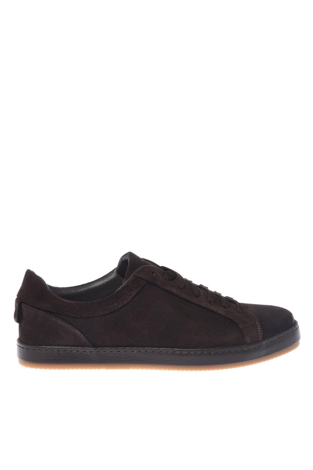 Baldinini-Dark brown suede leather sneakers﻿-Sneaker-Black-Deal-Outlet-by-ARCHIVIST
