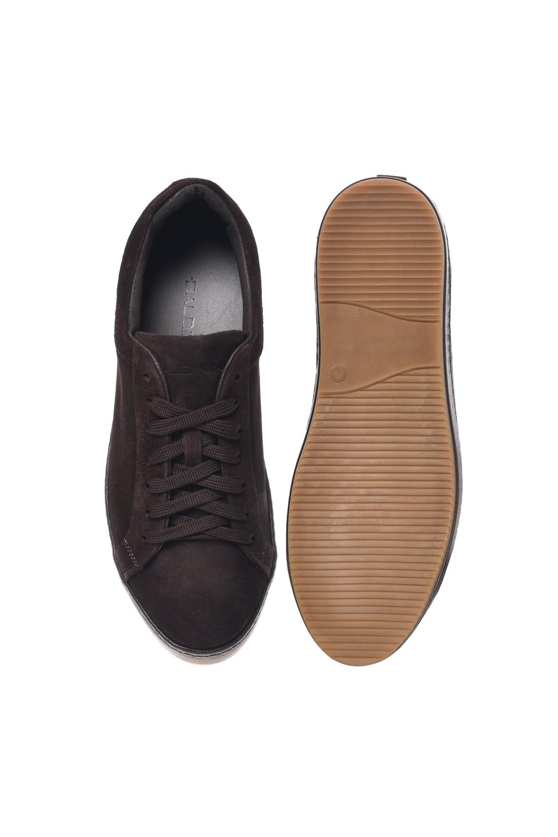 Baldinini-Dark brown suede leather sneakers﻿-Sneaker-Black-Deal-Outlet-by-ARCHIVIST