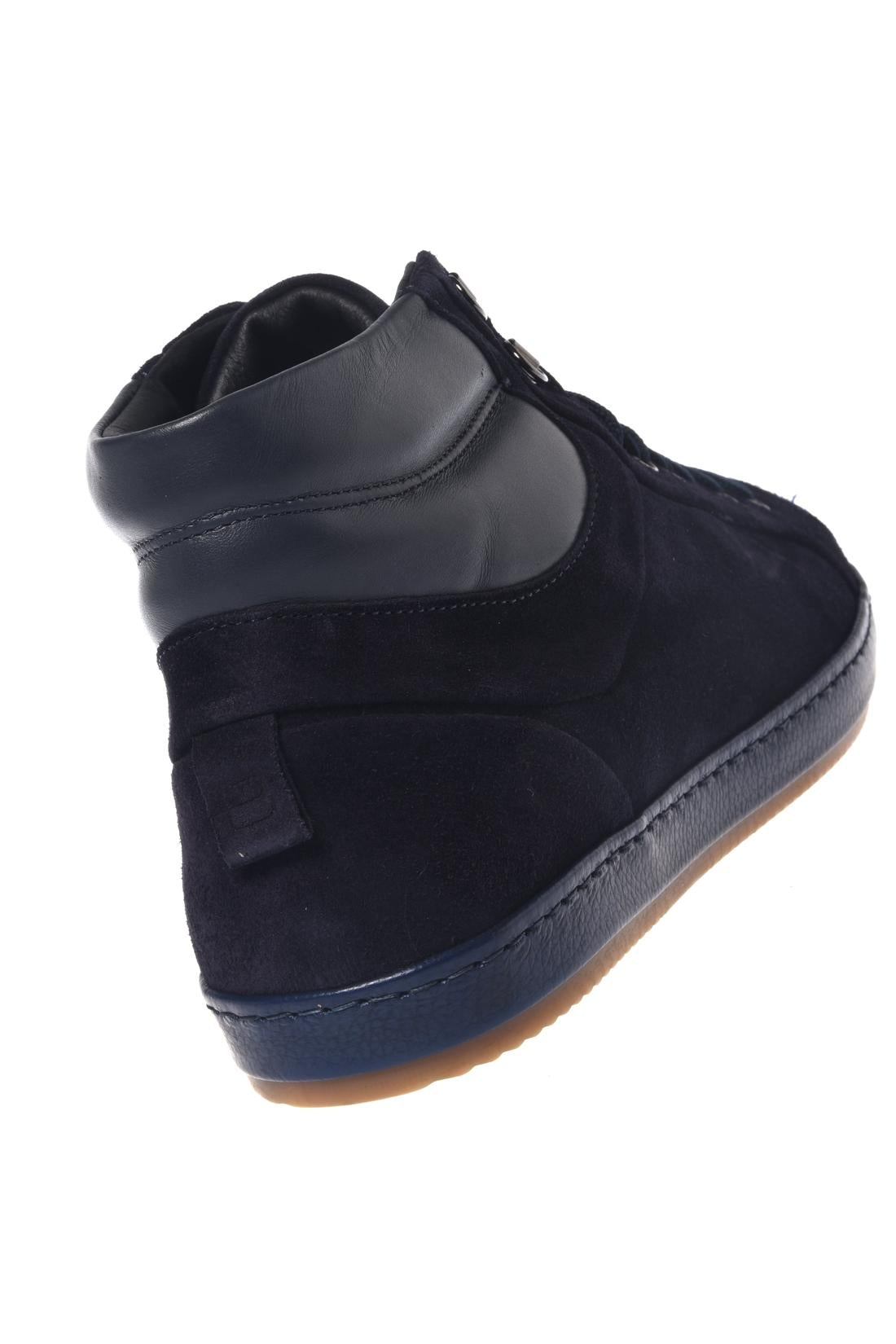 Baldinini-Sneaker in blue suede and blue nappa leather-Sneaker-Black-Deal-Outlet-by-ARCHIVIST