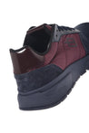 Baldinini-Blue suede leather and burgundy nylon sneakers﻿-Sneaker-Black-Deal-Outlet-by-ARCHIVIST