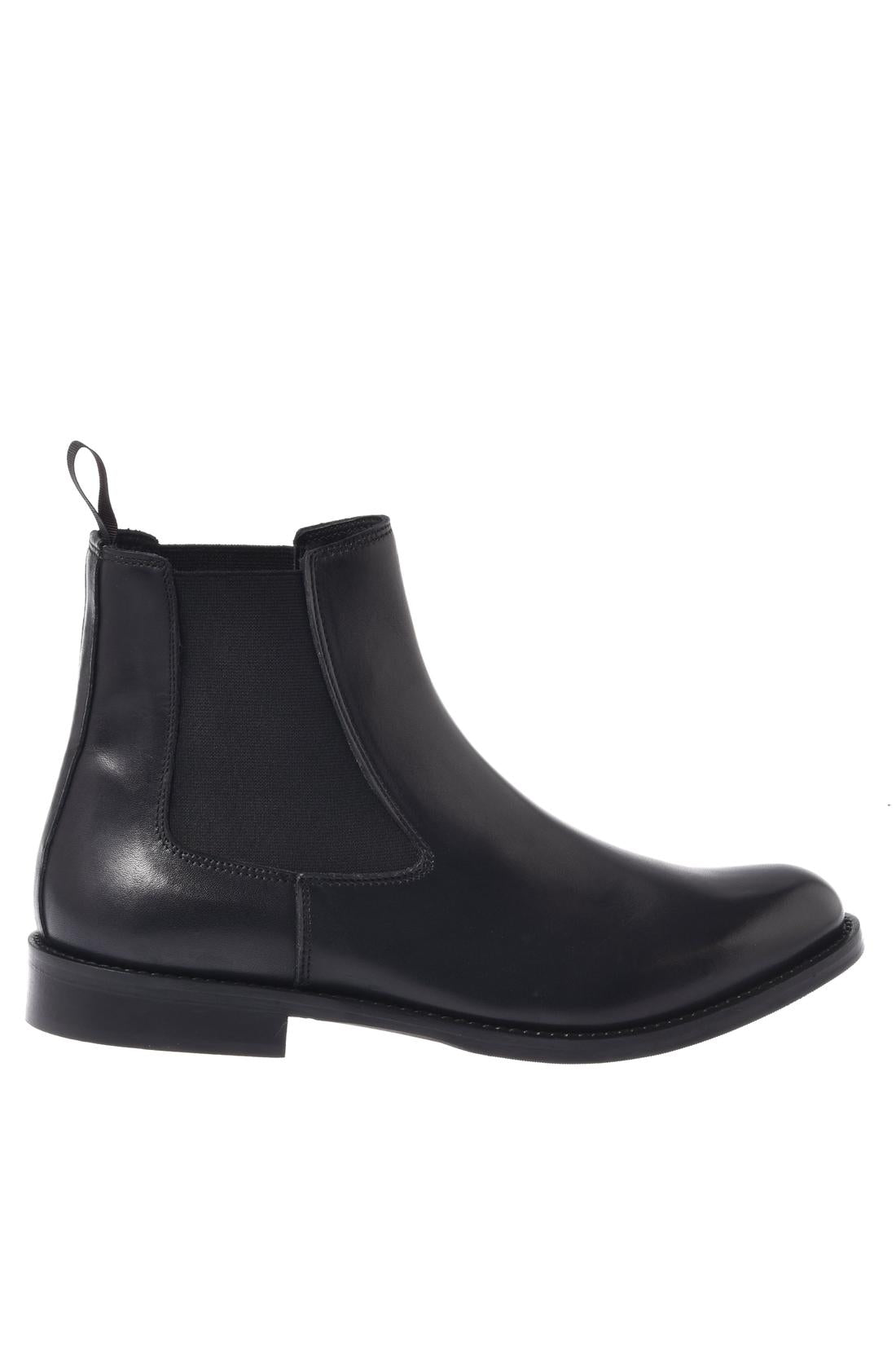 Baldinini-Ankle boots in black leather-Stiefel & Stiefeletten-Black-Deal-Outlet-by-ARCHIVIST
