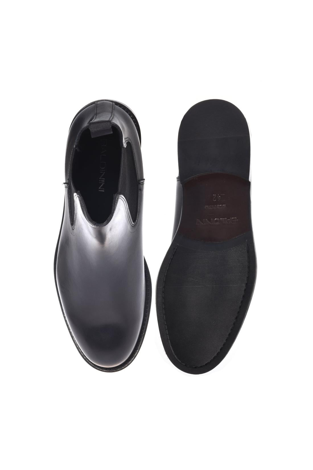 Baldinini-Ankle boots in black leather-Stiefel & Stiefeletten-Black-Deal-Outlet-by-ARCHIVIST