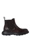 Baldinini-Washed-out dark brown ankle boots-Stiefel & Stiefeletten-Black-Deal-Outlet-by-ARCHIVIST