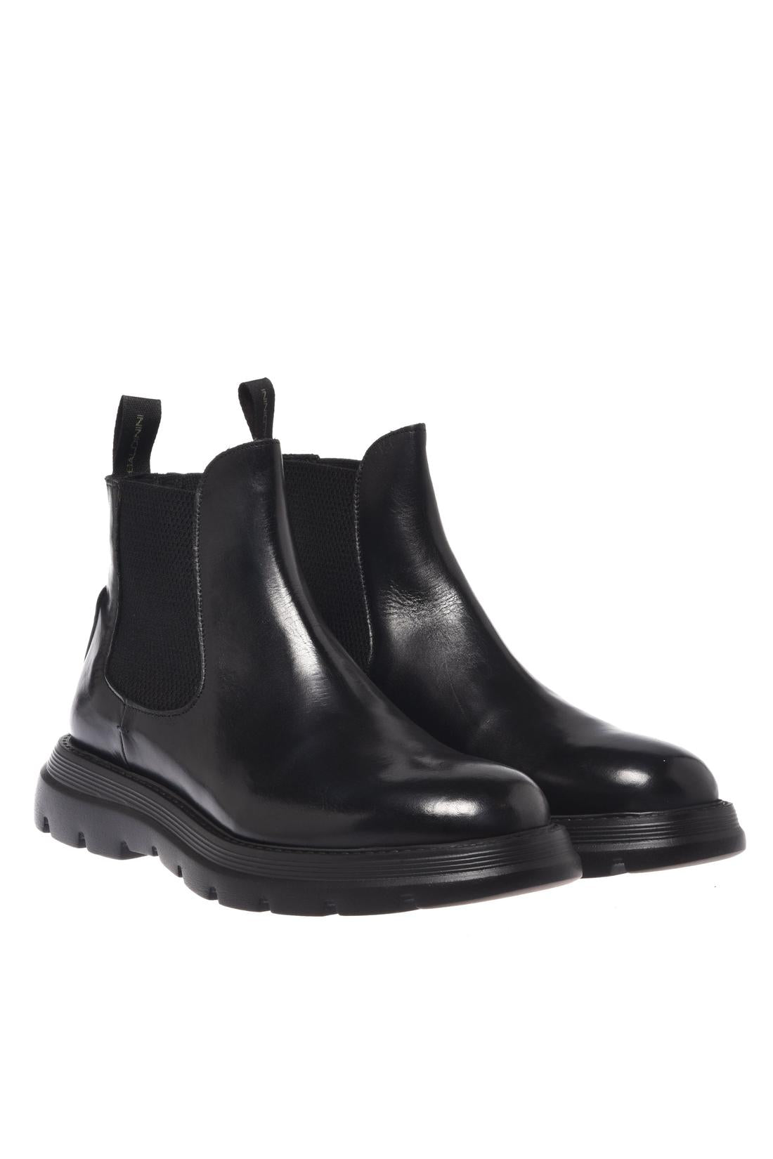 Baldinini-Ankle boots in black leather-Stiefel & Stiefeletten-Black-Deal-Outlet-by-ARCHIVIST