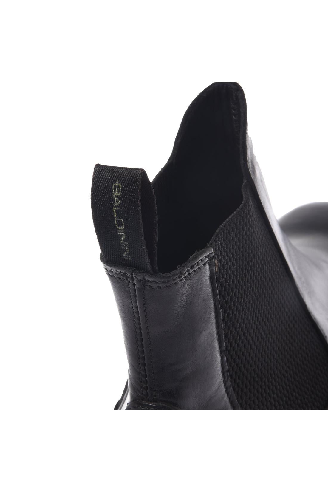 Baldinini-Ankle boots in black leather-Stiefel & Stiefeletten-Black-Deal-Outlet-by-ARCHIVIST