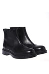 Baldinini-Black leather ankle boots-Stiefel & Stiefeletten-Black-Deal-Outlet-by-ARCHIVIST