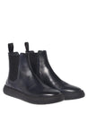 Baldinini-Ankle boot in blue washed leather-Stiefel & Stiefeletten-Black-Deal-Outlet-by-ARCHIVIST