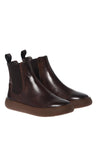 Baldinini-Dark brown aged leather ankle boots-Stiefel & Stiefeletten-Black-Deal-Outlet-by-ARCHIVIST