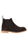 Baldinini-Dark brown suede leather ankle boots-Stiefel & Stiefeletten-Black-Deal-Outlet-by-ARCHIVIST