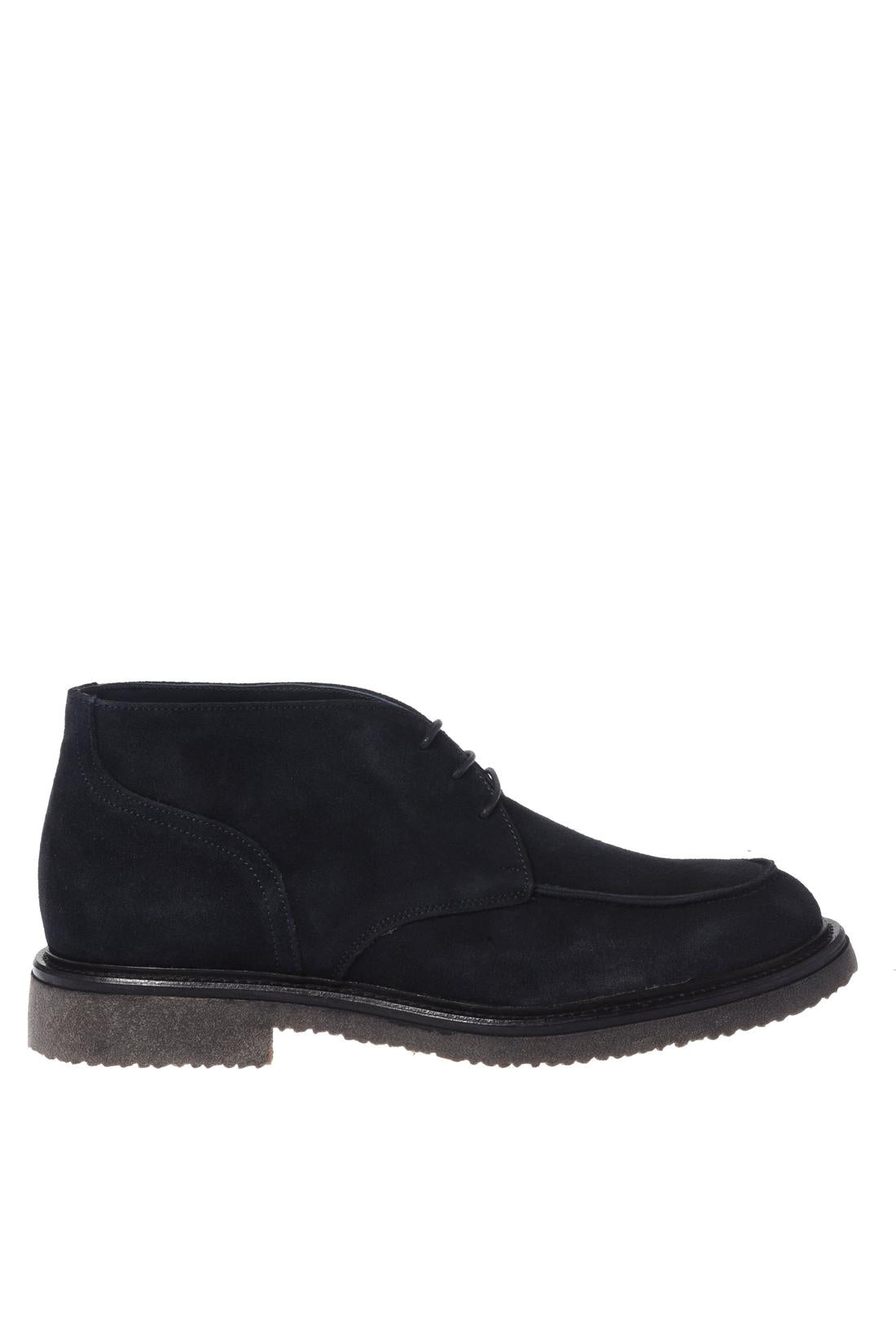 Baldinini-Blue suede leather ankle boots-Stiefel & Stiefeletten-Black-Deal-Outlet-by-ARCHIVIST
