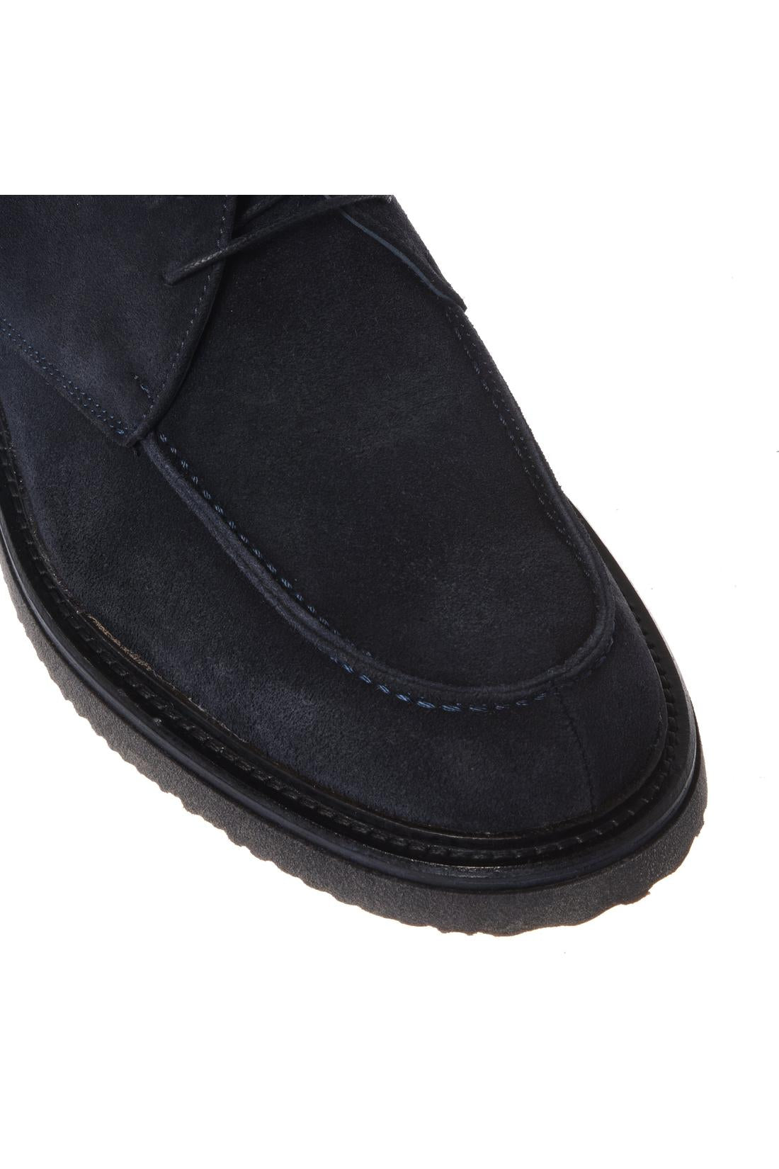 Baldinini-Blue suede leather ankle boots-Stiefel & Stiefeletten-Black-Deal-Outlet-by-ARCHIVIST