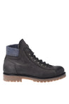 Baldinini-Grey nubuck combat boots-Stiefel & Stiefeletten-Black-Deal-Outlet-by-ARCHIVIST