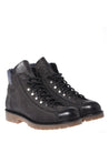 Baldinini-Grey nubuck combat boots-Stiefel & Stiefeletten-Black-Deal-Outlet-by-ARCHIVIST