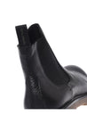 Baldinini-Black tumbled leather ankle boots-Stiefel & Stiefeletten-Black-Deal-Outlet-by-ARCHIVIST