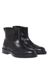 Baldinini-Black leather ankle boots-Stiefel & Stiefeletten-Black-Deal-Outlet-by-ARCHIVIST