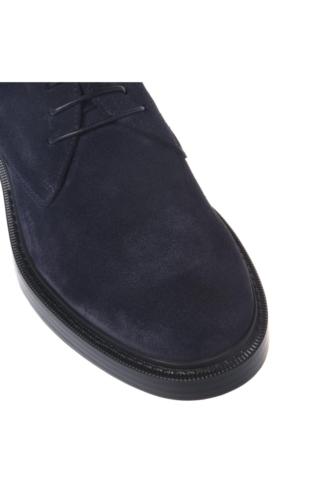 Baldinini-Blue suede lace-up-Black-Deal-Outlet-by-ARCHIVIST