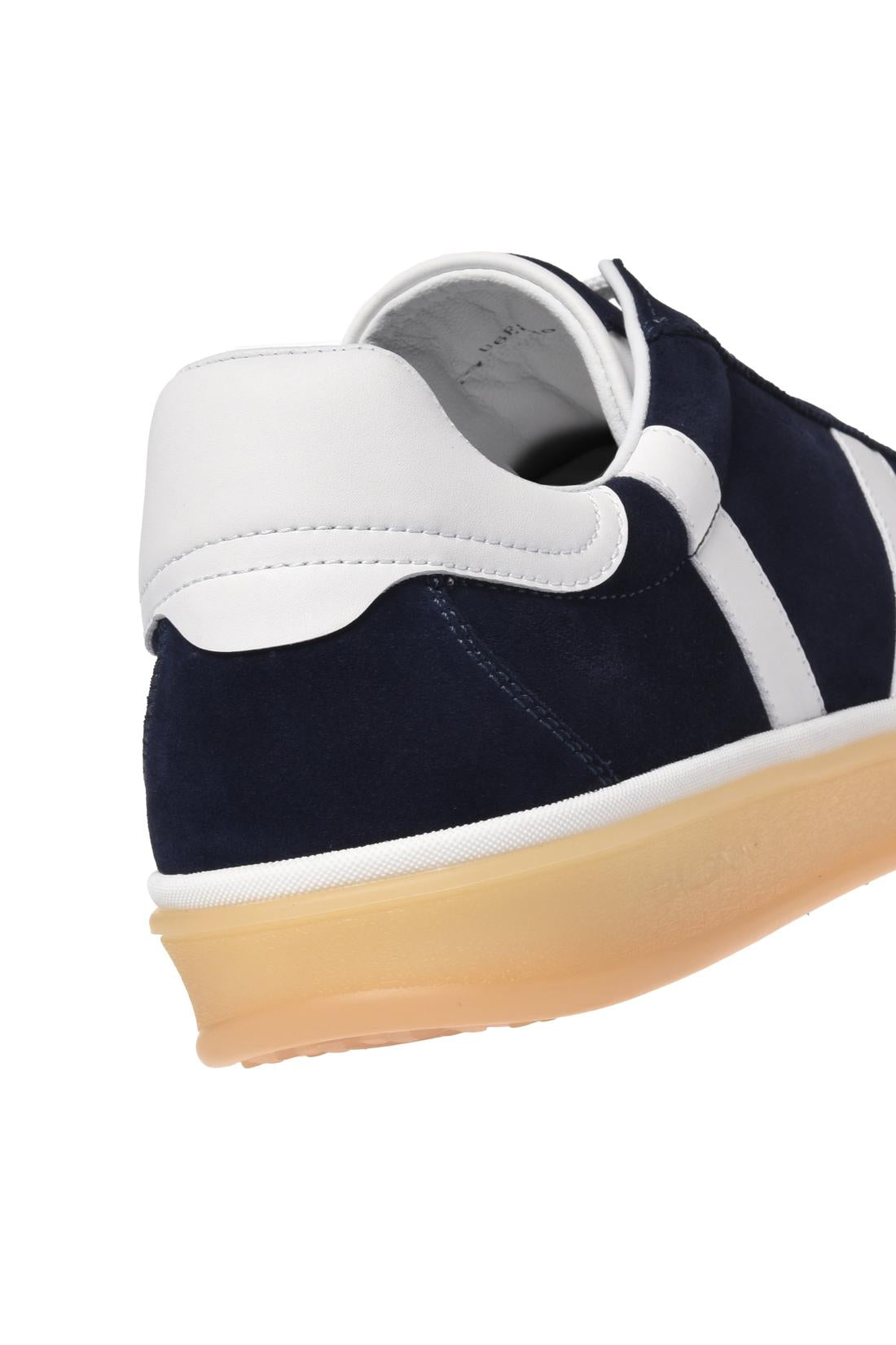 Blue suede sneaker