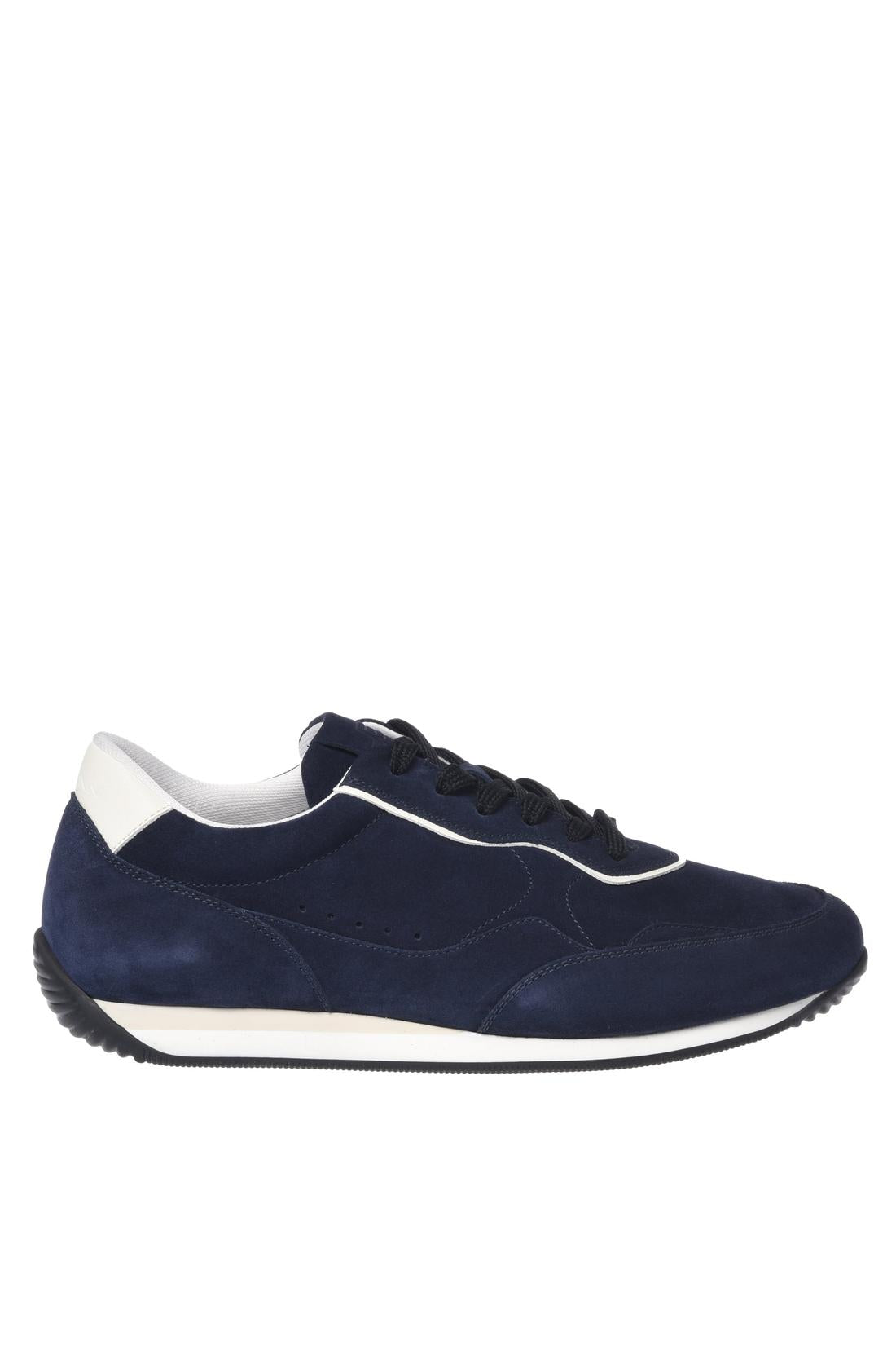 Blue suede sneaker