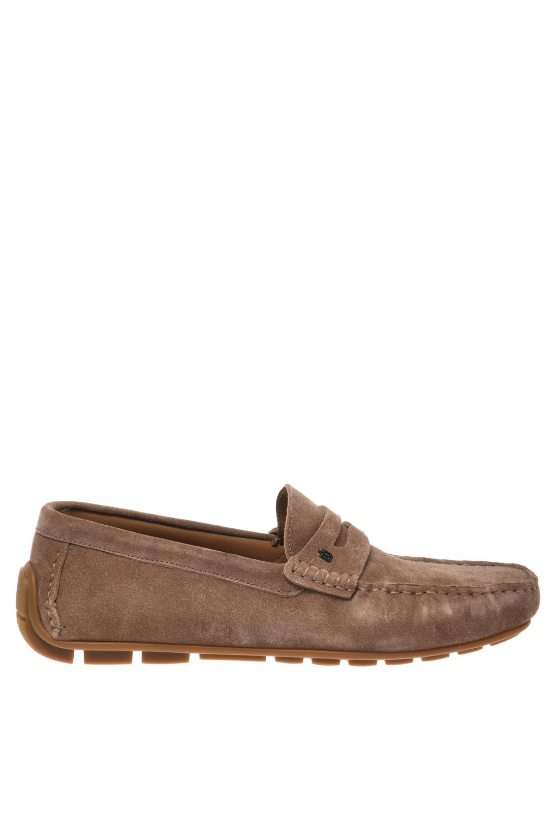 Beige suede leather loafer-Baldinini-OUTLET-39-SAVANA-ARCHIVIST-ARCHIVE-SALE