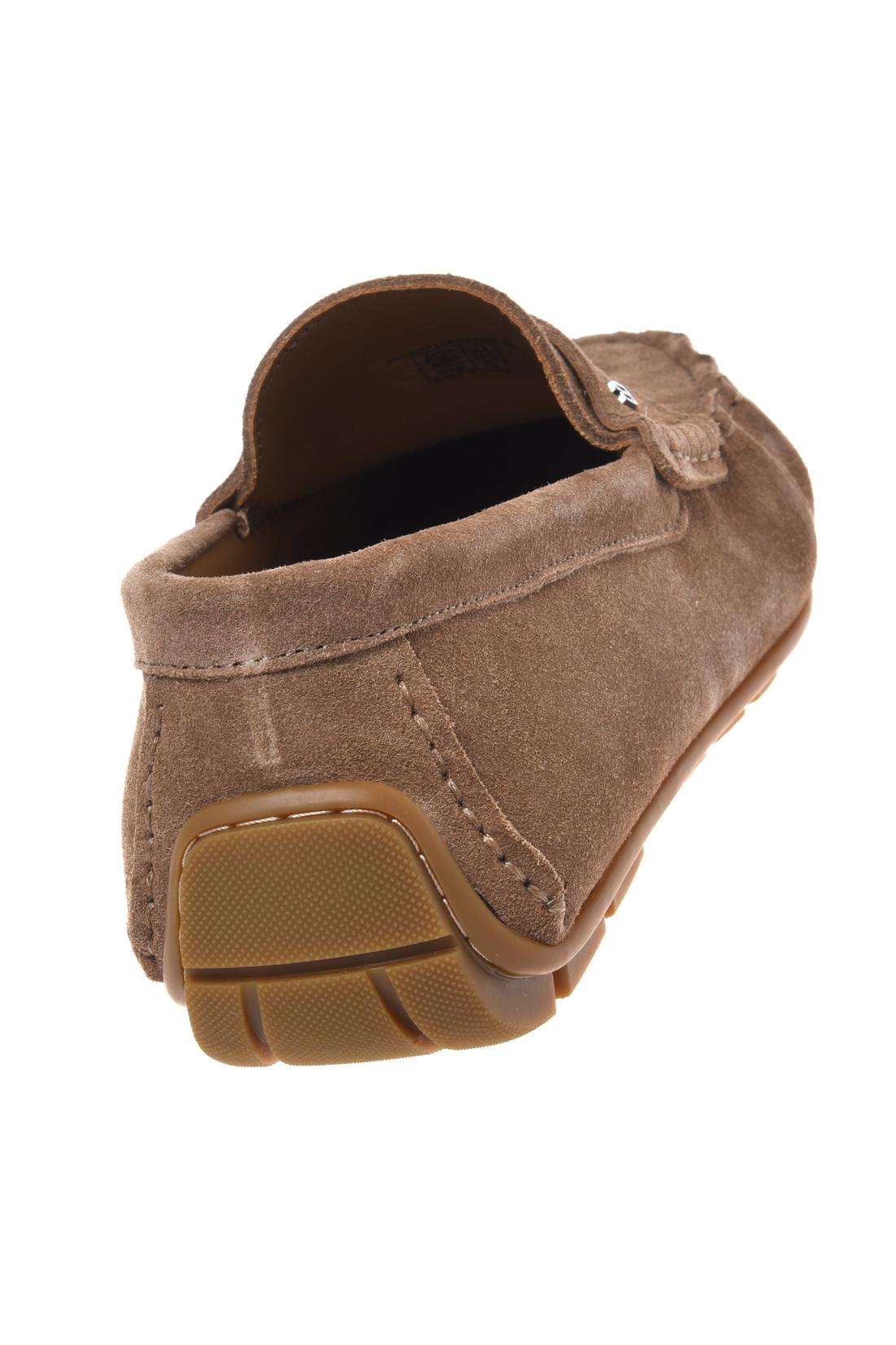 Beige suede leather loafer-Baldinini-OUTLET-ARCHIVIST-ARCHIVE-SALE